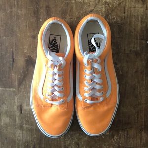 Yellow vans- worn once